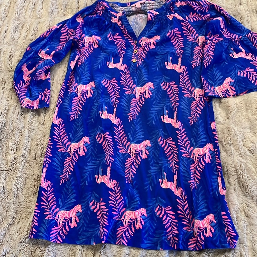 Lilly Pulitzer dress, zebra print women’s size medium